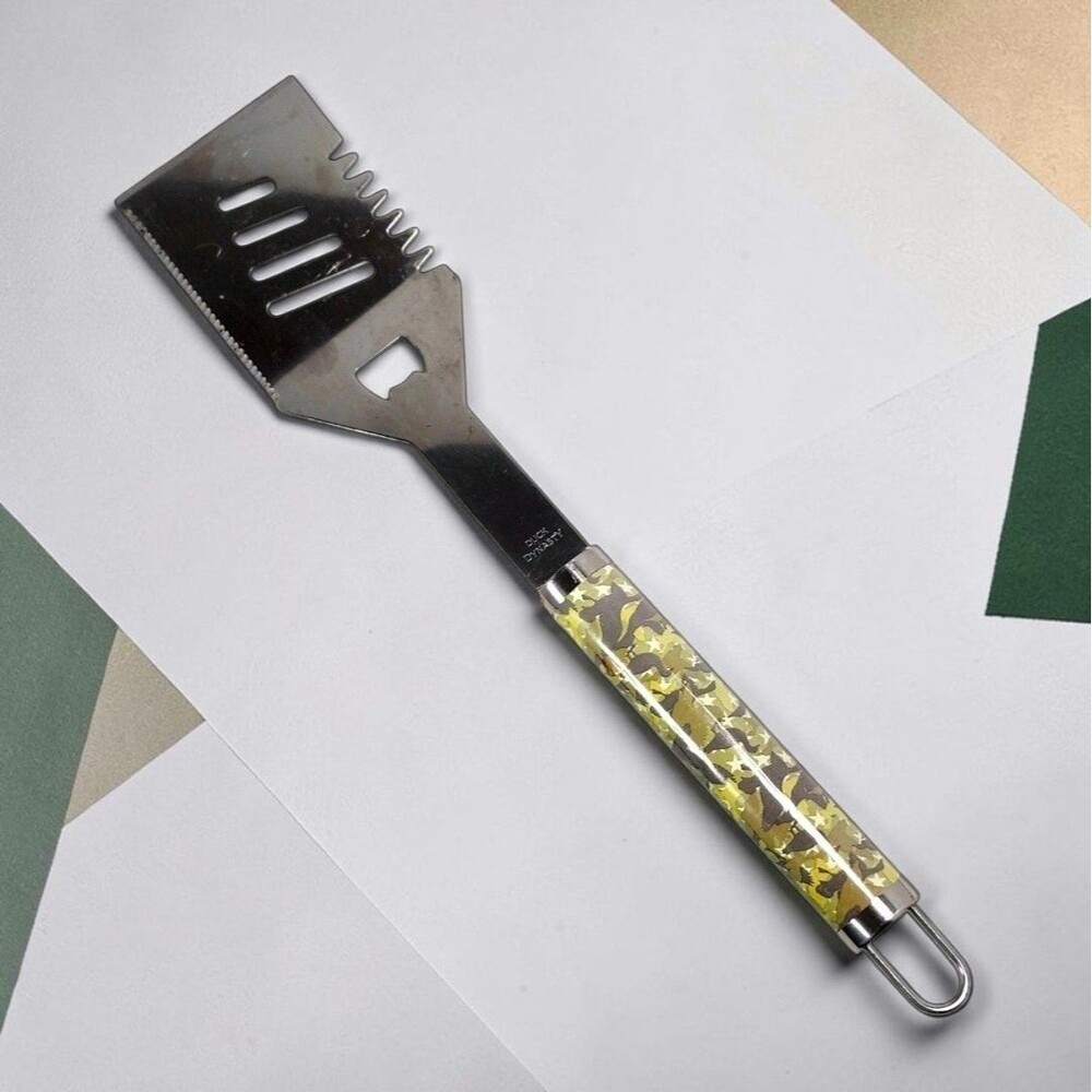 Duck Dynasty Stainless Steel Camo BBQ Spatula 17" Bottle Opener Grill Tool